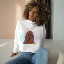 Load image into Gallery viewer, Purple Girl Crop Hoodie