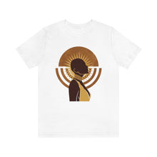 Load image into Gallery viewer, Moon and Sun Abstract Woman Jersey Short Sleeve Tee