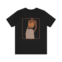 Load image into Gallery viewer, Khaki and Brown Girl Jersey Short Sleeve Tee