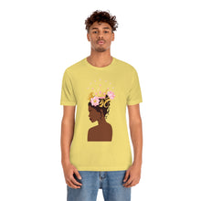 Load image into Gallery viewer, Crown of Flowers Jersey Short Sleeve Tee