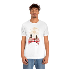 Load image into Gallery viewer, Two Girls on a Bench  Jersey Short Sleeve Tee