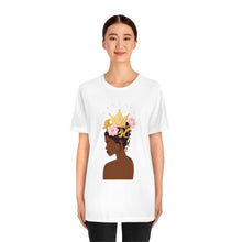 Load image into Gallery viewer, Crown of Flowers Jersey Short Sleeve Tee