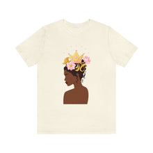 Load image into Gallery viewer, Crown of Flowers Jersey Short Sleeve Tee
