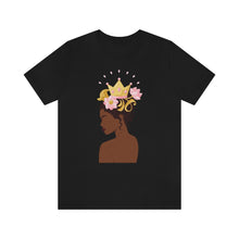 Load image into Gallery viewer, Crown of Flowers Jersey Short Sleeve Tee