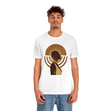 Load image into Gallery viewer, Moon and Sun Abstract Woman Jersey Short Sleeve Tee