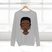 Load image into Gallery viewer, Solemn Woman Unisex Premium Crewneck Sweatshirt