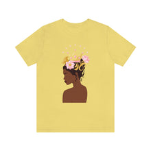 Load image into Gallery viewer, Crown of Flowers Jersey Short Sleeve Tee