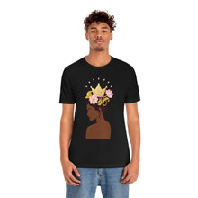 Load image into Gallery viewer, Crown of Flowers Jersey Short Sleeve Tee