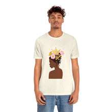 Load image into Gallery viewer, Crown of Flowers Jersey Short Sleeve Tee
