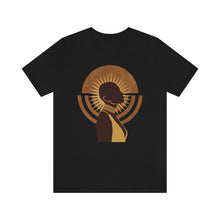 Load image into Gallery viewer, Moon and Sun Abstract Woman Jersey Short Sleeve Tee