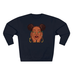 Bad AF Unisex Premium Crewneck Sweatshirt