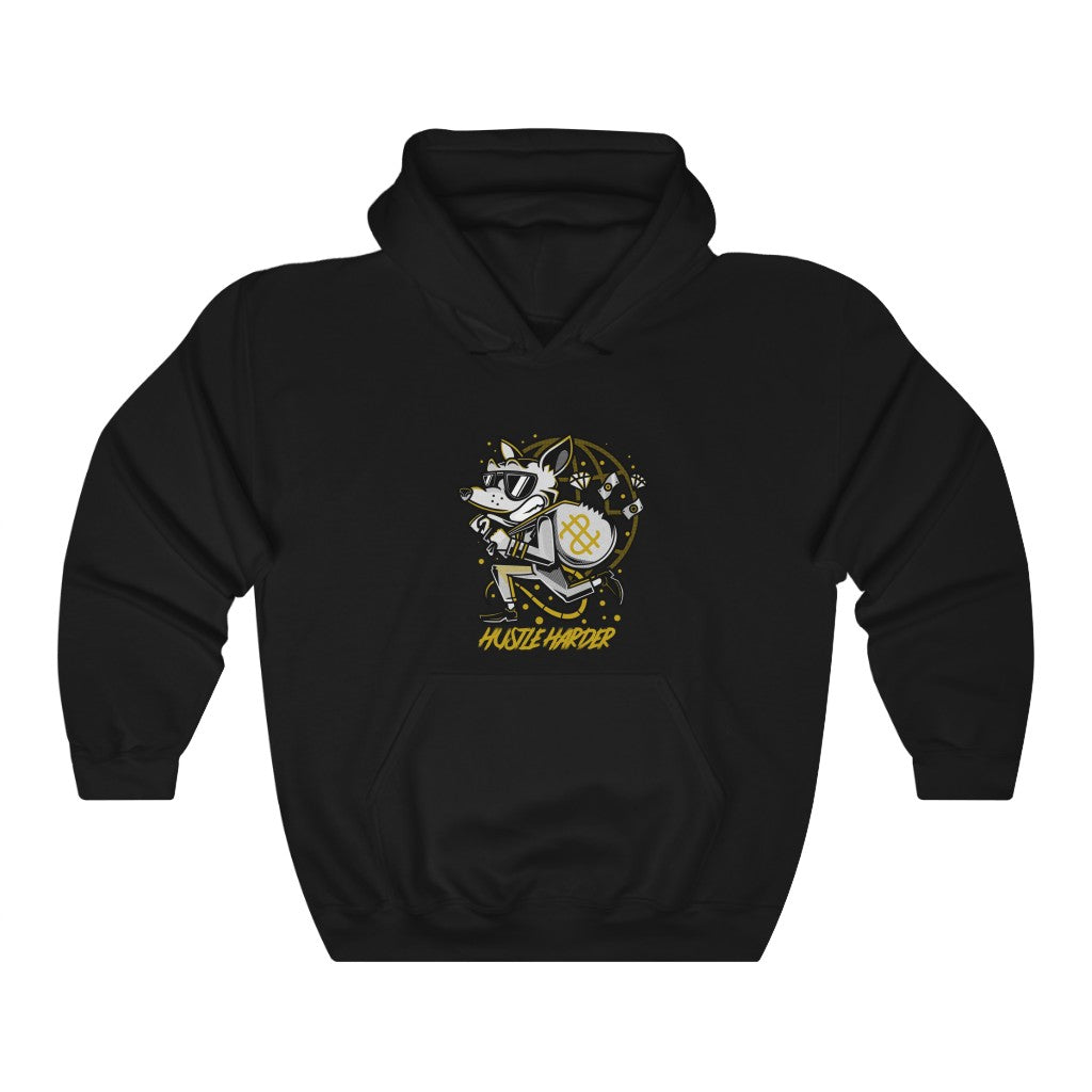 Hustle Harder Unisex Heavy Blend™ Hooded Sweatshirt