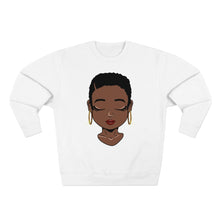 Load image into Gallery viewer, Solemn Woman Unisex Premium Crewneck Sweatshirt