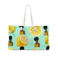 Load image into Gallery viewer, Lemon Girl Weekender Bag