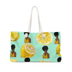 Lemon Girl Weekender Bag