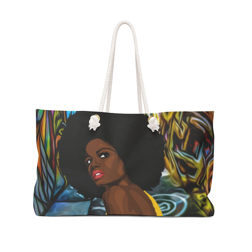 Grafitti Woman Weekender Bag