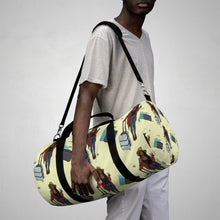 Load image into Gallery viewer, A girl and her luggage Duffel Bag