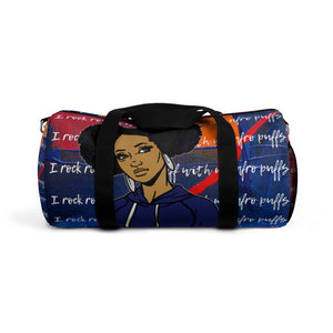 Afro Puffs Duffel Bag