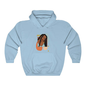 Colorful Modern Woman Unisex Heavy Blend™ Hooded Sweatshirt