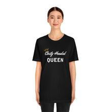 Load image into Gallery viewer, Coily Headed Queen Unisex Jersey Short Sleeve Tee