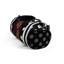 Load image into Gallery viewer, Stripes and Polka Dots Duffel Bag