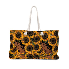 Load image into Gallery viewer, Sunflower Weekender Bag