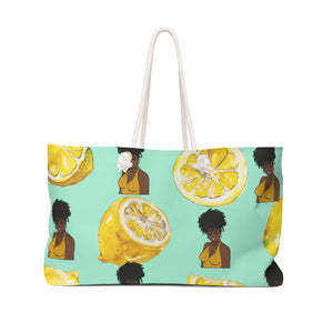 Lemon Girl Weekender Bag