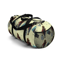 Load image into Gallery viewer, A girl and her luggage Duffel Bag