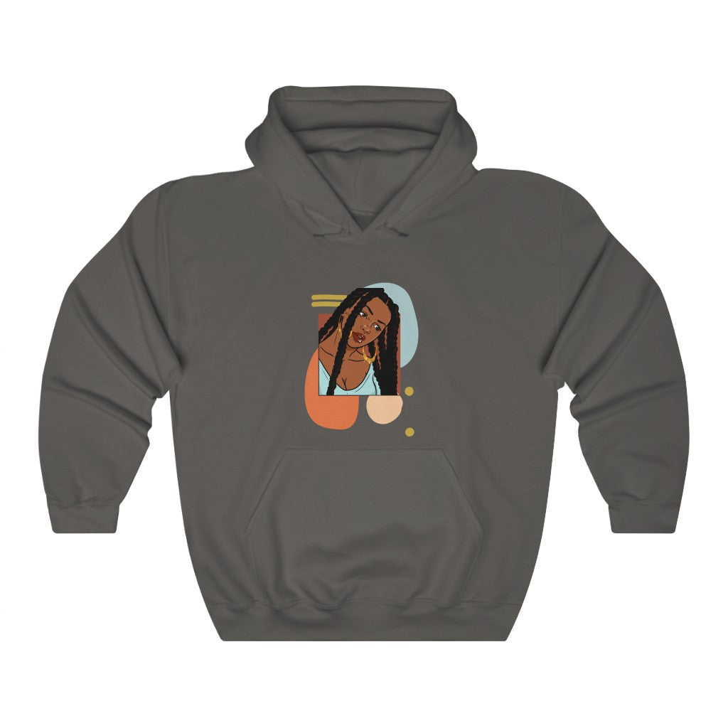 Colorful Modern Woman Unisex Heavy Blend™ Hooded Sweatshirt