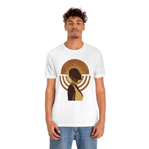 Moon and Sun Abstract Woman Jersey Short Sleeve Tee