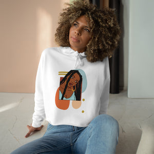 Modern Woman Crop Hoodie