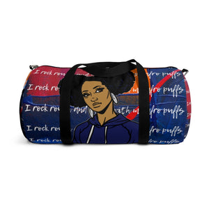 Afro Puffs Duffel Bag