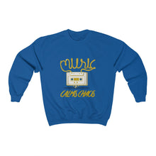 Load image into Gallery viewer, Music calms Chaos Unisex Heavy Blend™ Crewneck Sweatshirt