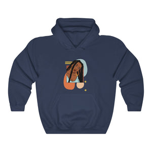 Colorful Modern Woman Unisex Heavy Blend™ Hooded Sweatshirt