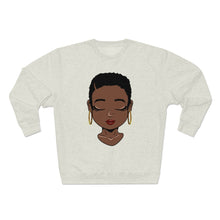 Load image into Gallery viewer, Solemn Woman Unisex Premium Crewneck Sweatshirt