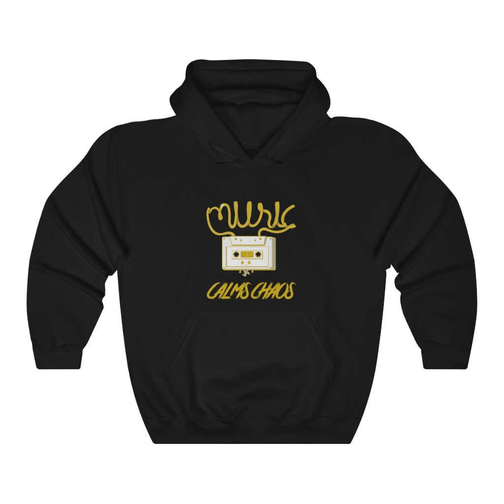 Music calms Chaos Unisex Heavy Blend™ Hooded Sweatshirt