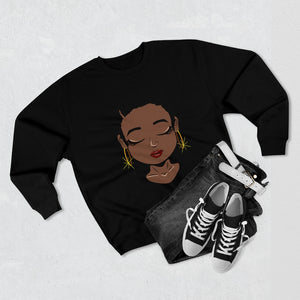 Solemn Woman Unisex Premium Crewneck Sweatshirt