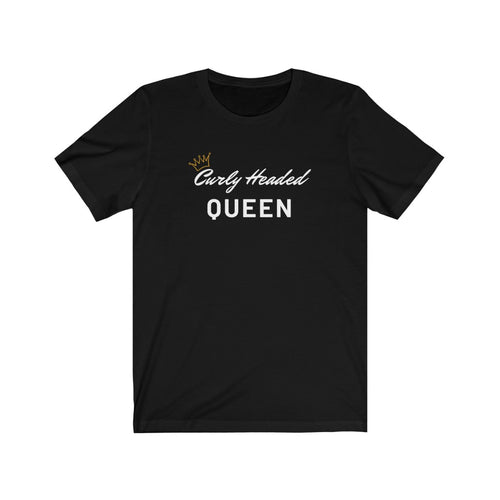 Curly Headed Queen Unisex Jersey Short Sleeve Tee