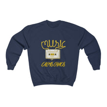 Load image into Gallery viewer, Music calms Chaos Unisex Heavy Blend™ Crewneck Sweatshirt