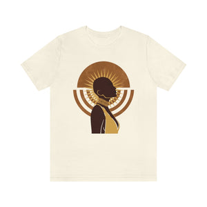 Moon and Sun Abstract Woman Jersey Short Sleeve Tee