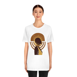 Moon and Sun Abstract Woman Jersey Short Sleeve Tee